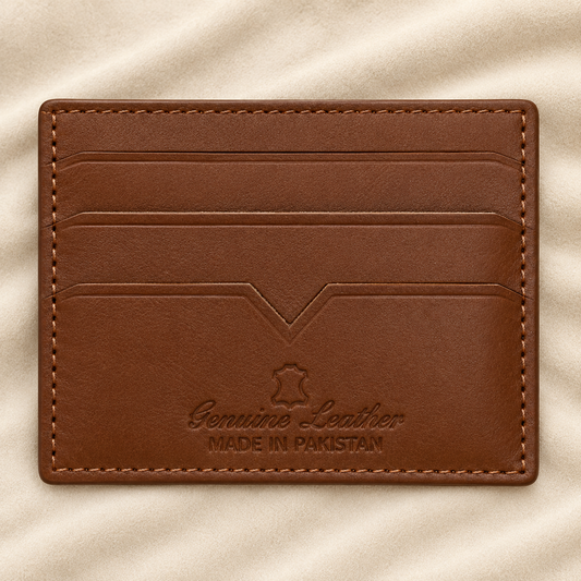 SHAAZ Smart Leather Card Holder