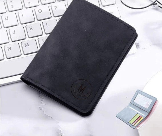 SHAAZ Classic Leather Short Wallet - SZM1