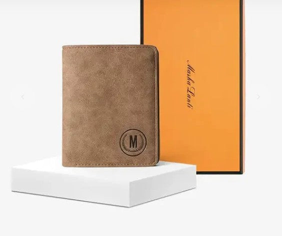 SHAAZ Classic Leather Short Wallet - SZM1