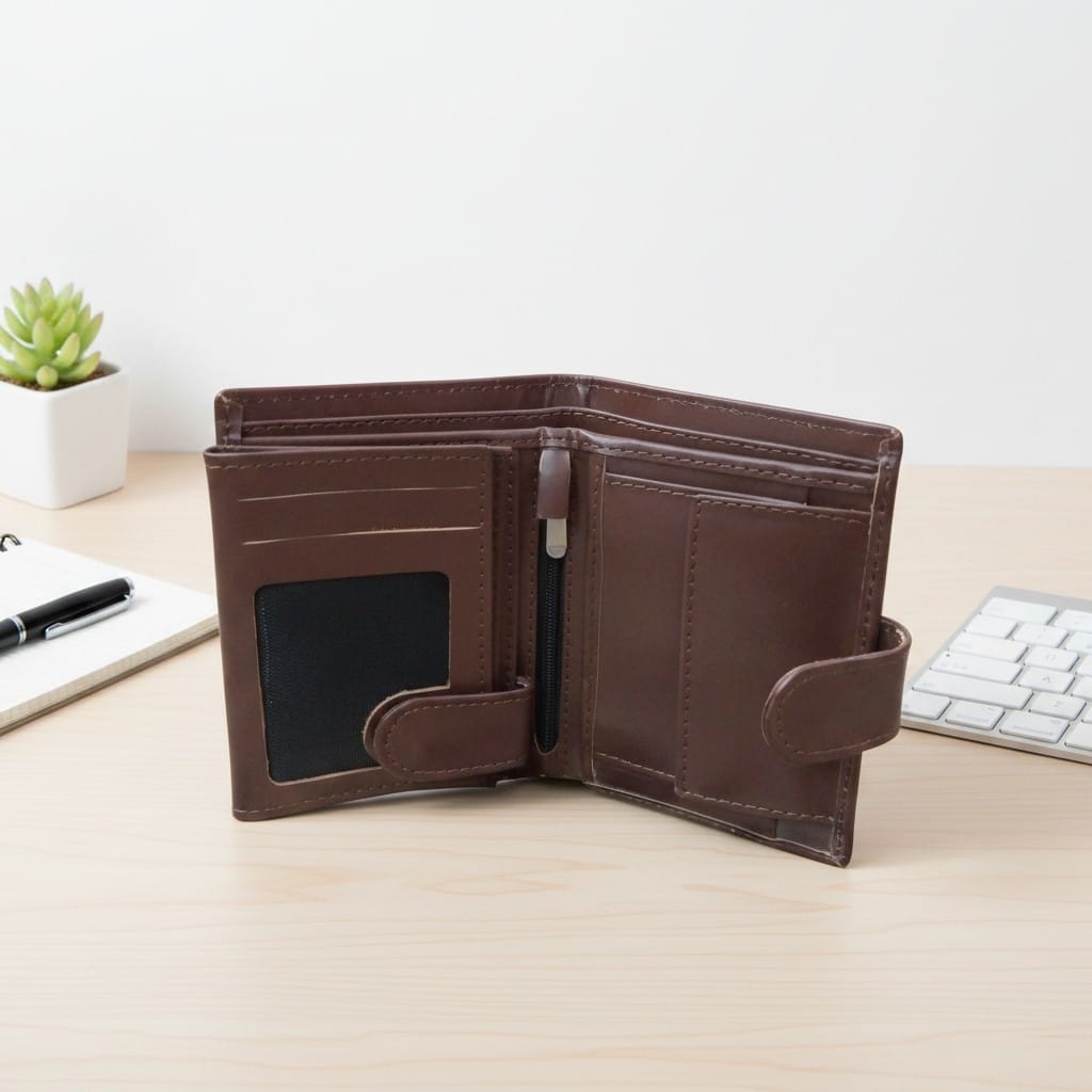 SHAAZ Smart Genuine PU Leather Wallet – SGL2