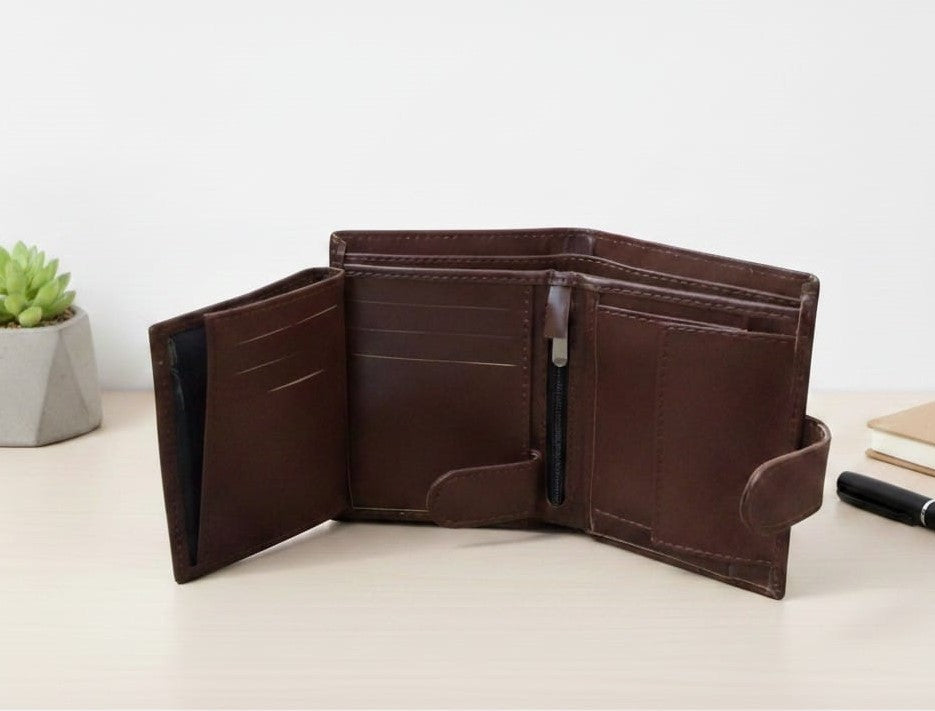 SHAAZ Smart Genuine PU Leather Wallet – SGL2